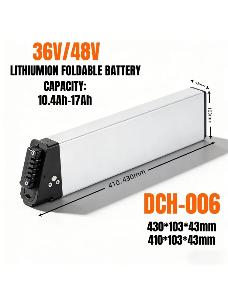 36V 48V 10.4Ah 12.8Ah 14Ah 17Ah Elektrische Vervangende Accu voor ADO A20 A20F MATE City Fiido M1 Vouwbare Accu - afbeelding 2