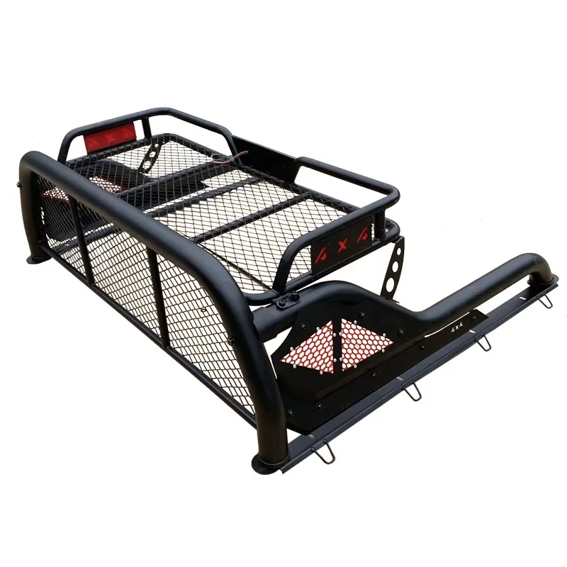 Black gantry anti-rollover bucket frame