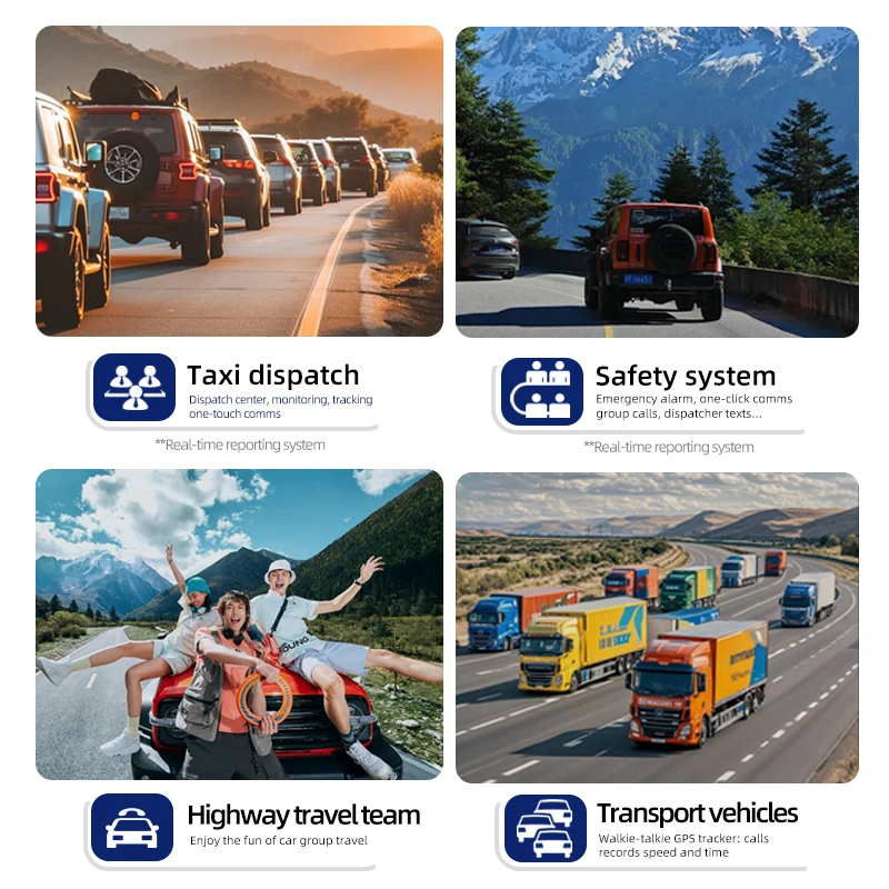 Op een voertuig gemonteerde radio werkt met Zello Public Network Intercom System Unlimited Range draadloze communicatieapparatuur KSUN