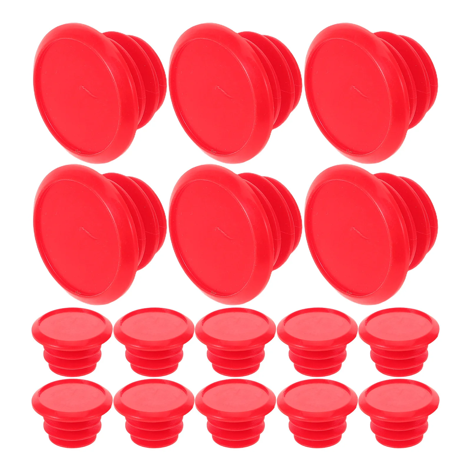 

40pcs Bicycle Handlebar End Caps Plastic Red Ergonomic Design For Brake Gear Cables Shock Absorption Mountain Road Bike Cycling