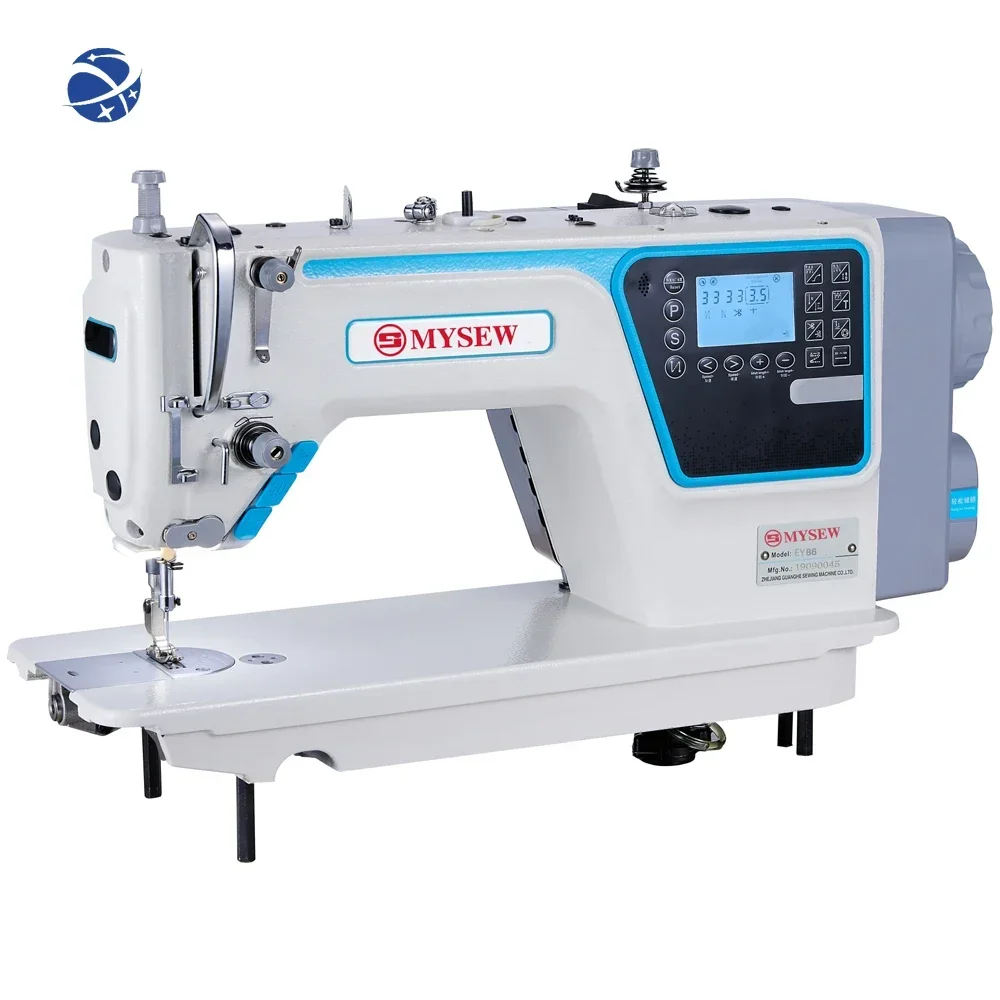 Yunyi MYSEW EY86 Intelligent computer lockstitch sewing machine can be reversed, button display is easy to operate