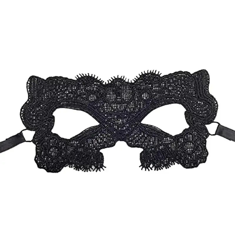 Lace Eye Cover Masquerade Fancy Dress Veil Eye Decoration Novelty Eye Face Cover Role Play Headpiece Costume Head Cover Party