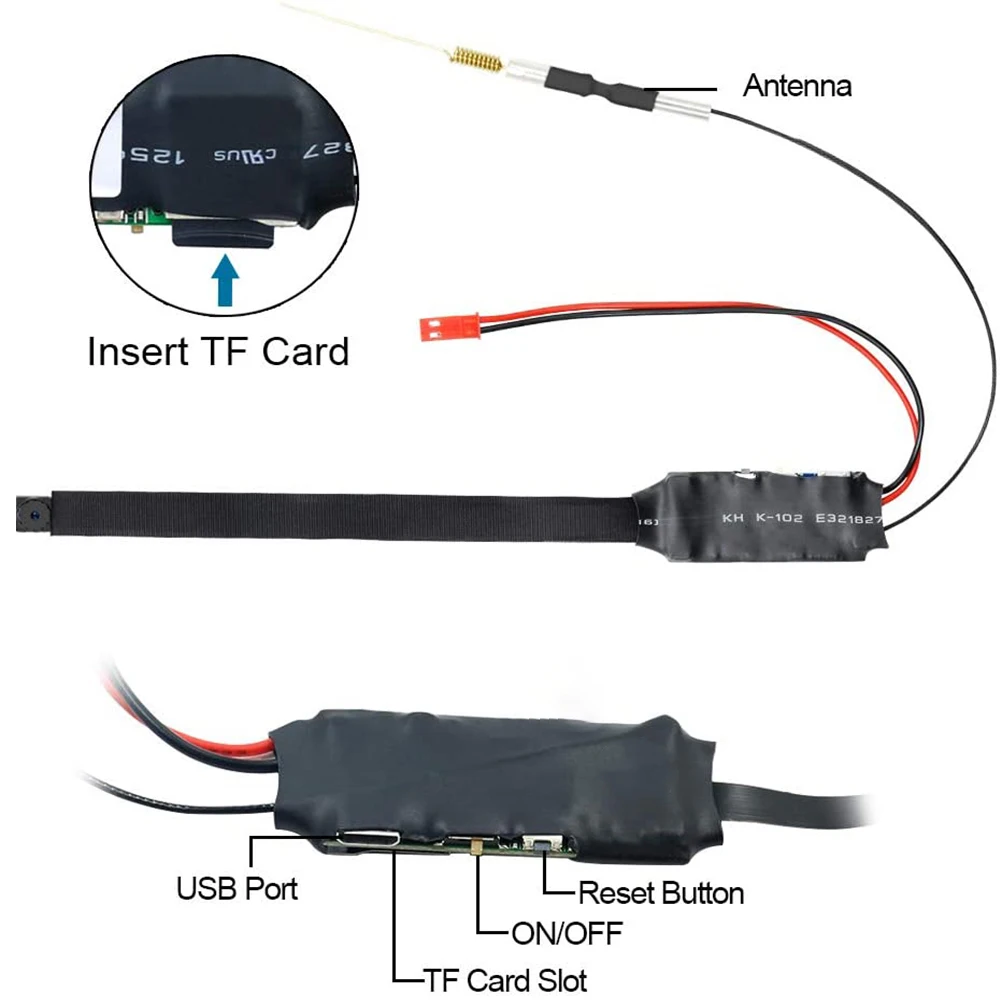 HD 1080P Mini Camera DIY Module Motion Detection WiFi Camera Home Security Surveillance P2P Wireless Camcorder Video Recorder