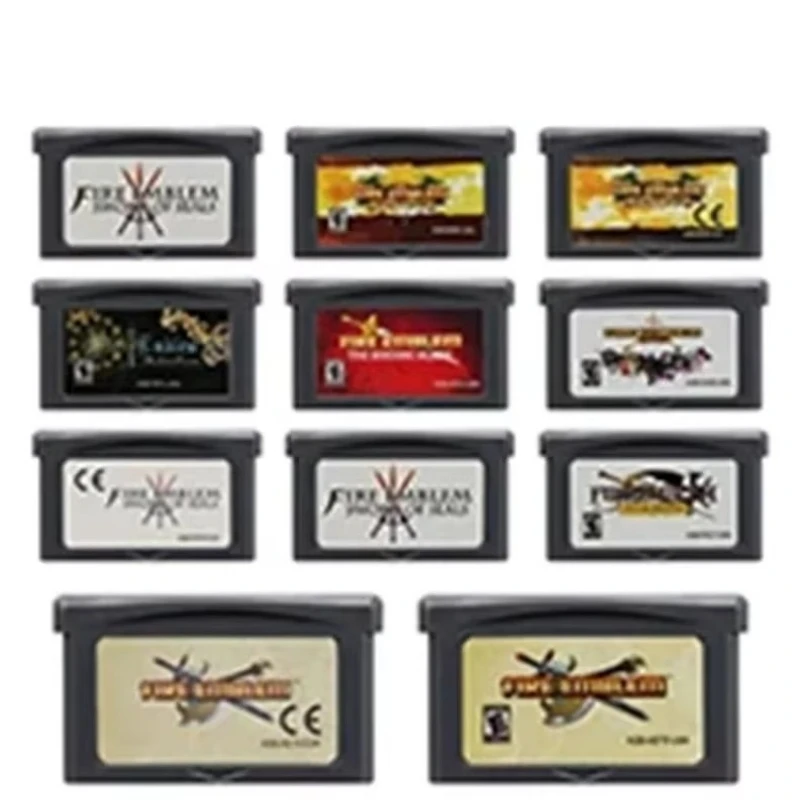 

Игровая карта GBA, 32-битный картридж для игровой консоли, священные камни, огненная эмблема, меч уплотнений, переплетное лезвие, последняя обещание, США/EUR