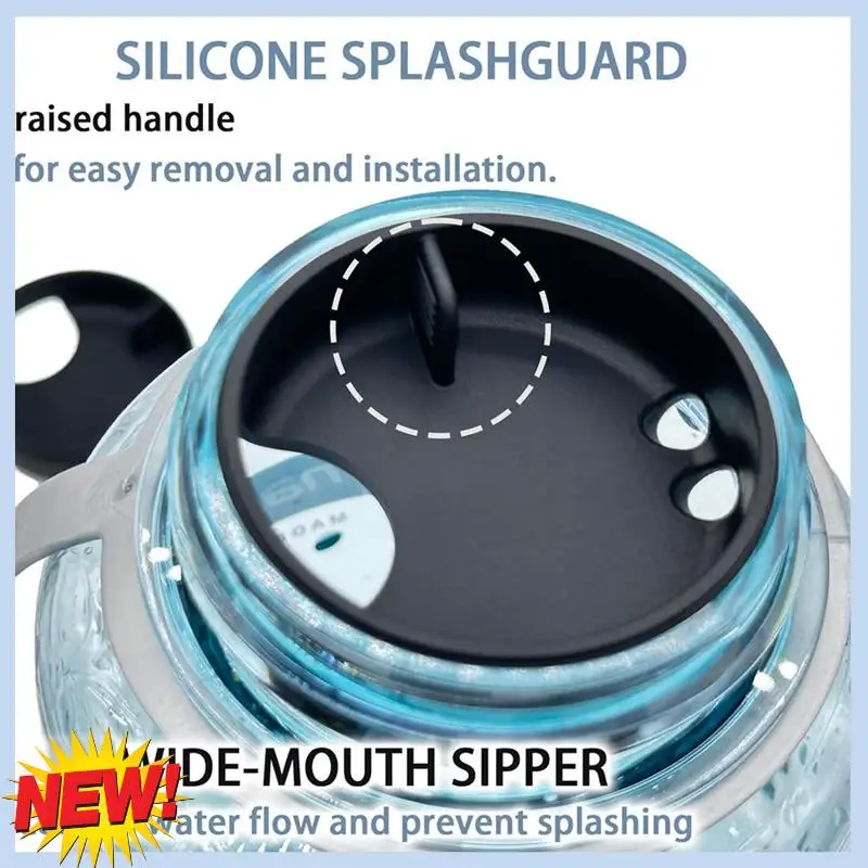 AT14 Silicone Splashguard Lid Wide Mouth For Nalgene Splash Guard 32 Oz Wide Mouth Water Bottle Accessories