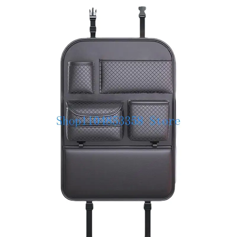 

652F Back Pocket Kick Mat Storage Bag Backseat Storage Pocket for Car