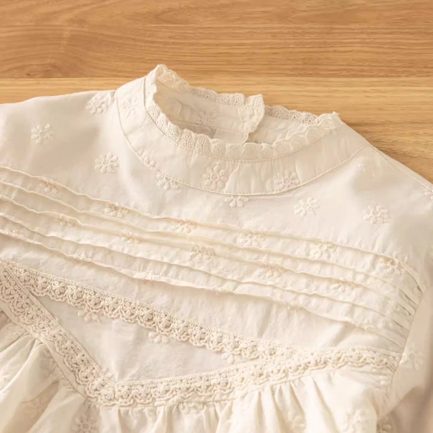 

Хлопковый женский пуловер в стиле мори-кей, одежда в японском стиле, блузки с длинными рукавами, женские весенние рубашки с вышивкой и аппликацией