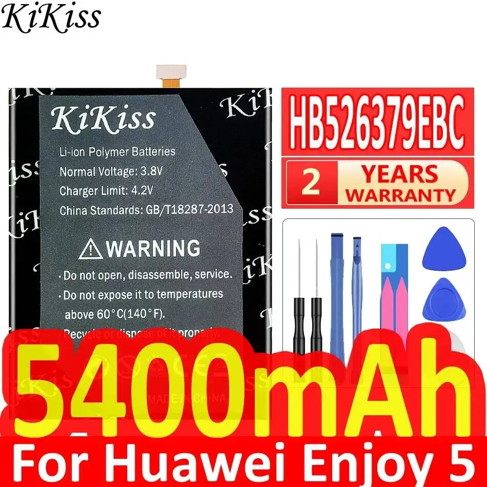 Mobile Phone Battery HB526379EBC 5400mAh For Huawei Y6 Pro Enjoy 5 For Honor 4C Pro Tit-L01 Tit-TL00 -CL00 Tit-CL10