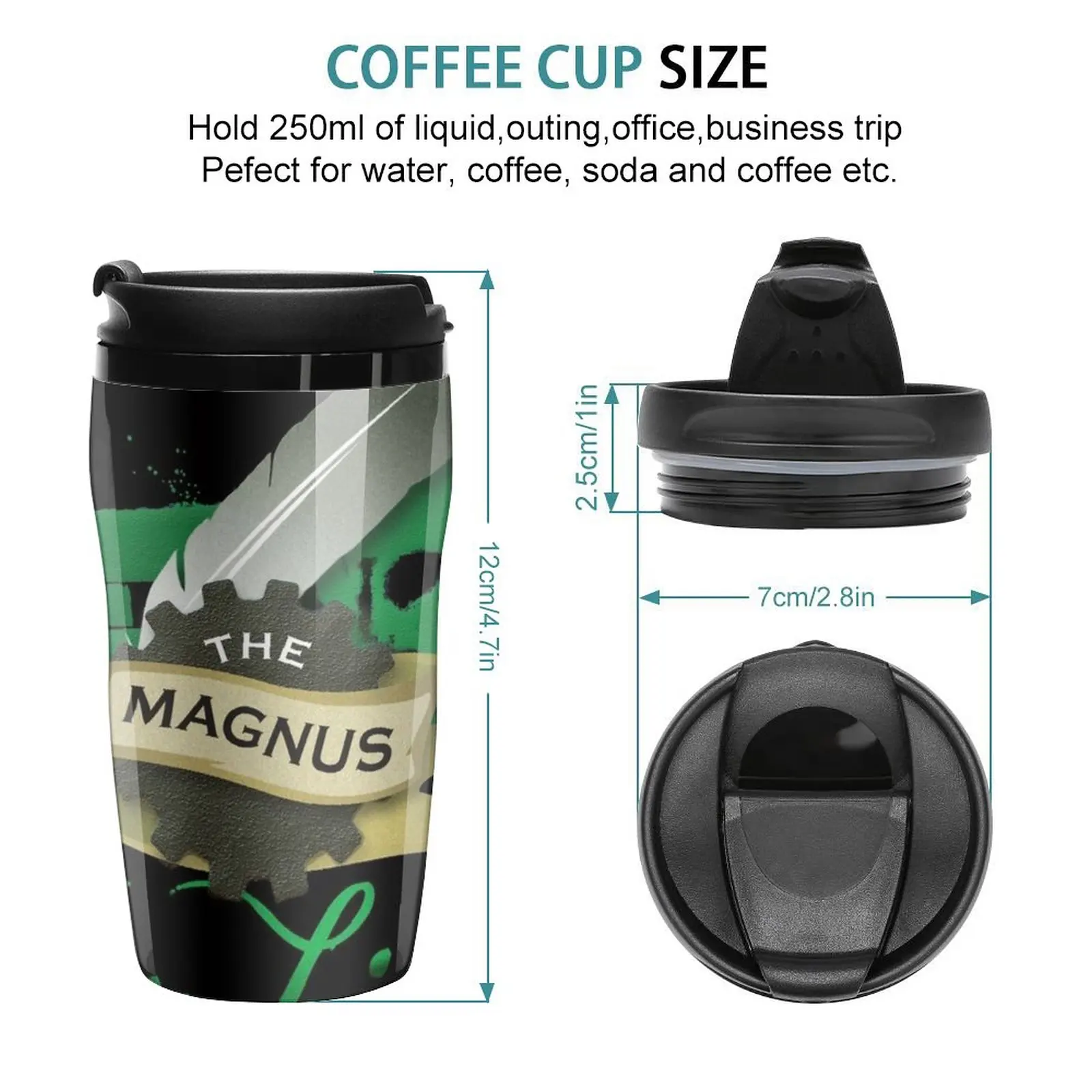 New The Magnus Archives Logo Travel Coffee Mug Glass For Coffee Coffee Bowl Beautiful Tea Cups Butterfly Cup