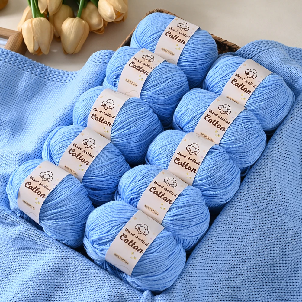 10 كرات من خيوط القطن النقي 50 - مراجعة Baby Clothing Crochet وسعره