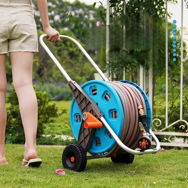 Self-roll Hose Pipe Pvc Pipes Automatic Watering Plants Garden Water Hose Reel Wall Mount High Pressure Washer Agriculture Hoses