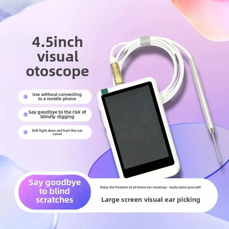 High definition visual ear picking instrument otoscope camera