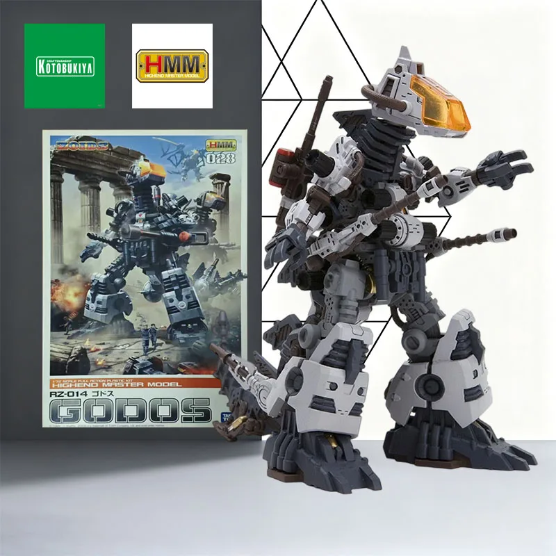 Kotobukiya الأصلي عدة HMM Zoids البرية 1/72 GODOS الراقية ماستر أنيمي عمل الشكل الجمعية اللعب 330 مللي متر التعبئة في صناديق الرغوة