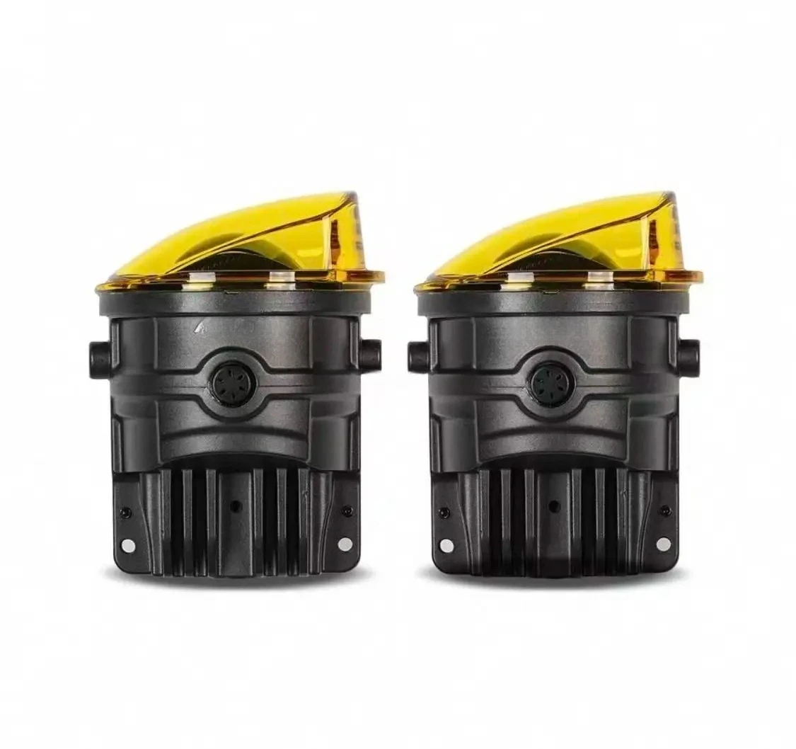 

New 12V Golden 8 Highlight LED Fog Light 3000 Lumens High-beam Headlight with H4 Bulb