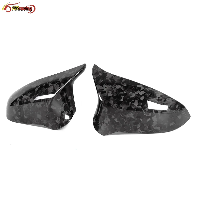 Forged Carbon Fiber Side Door Rear View M Look Wing Mirror For BMW 4 Series M4 F82 2014-2020