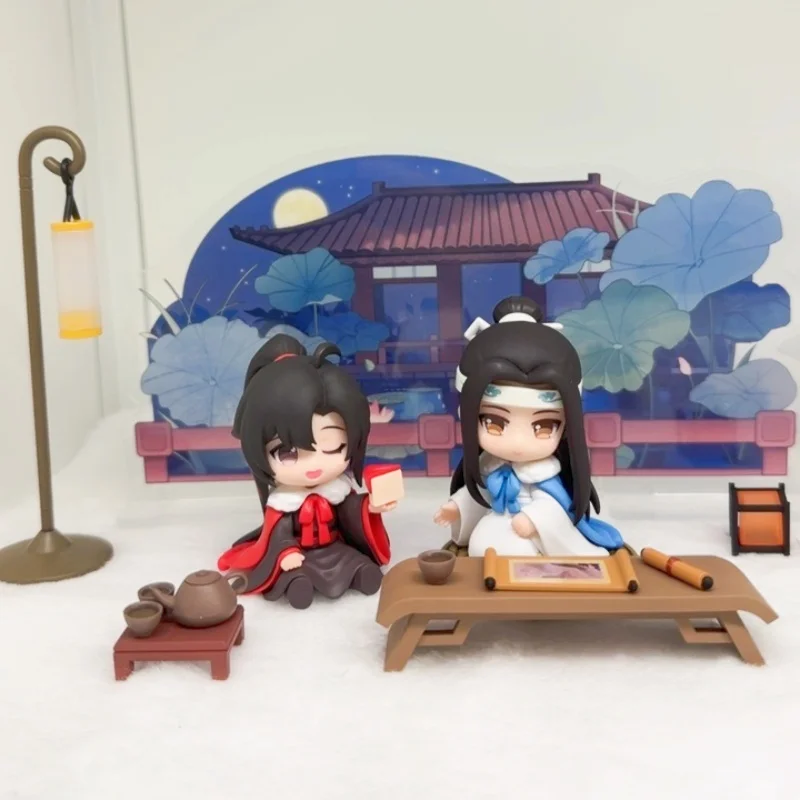 

Mo Dao Zu Shi Anime Peripherals Yun Shen Xie Ying Series Wei Wuxian Lan Wangji Q Version Figure Model Desk Decoration Toys Gifts
