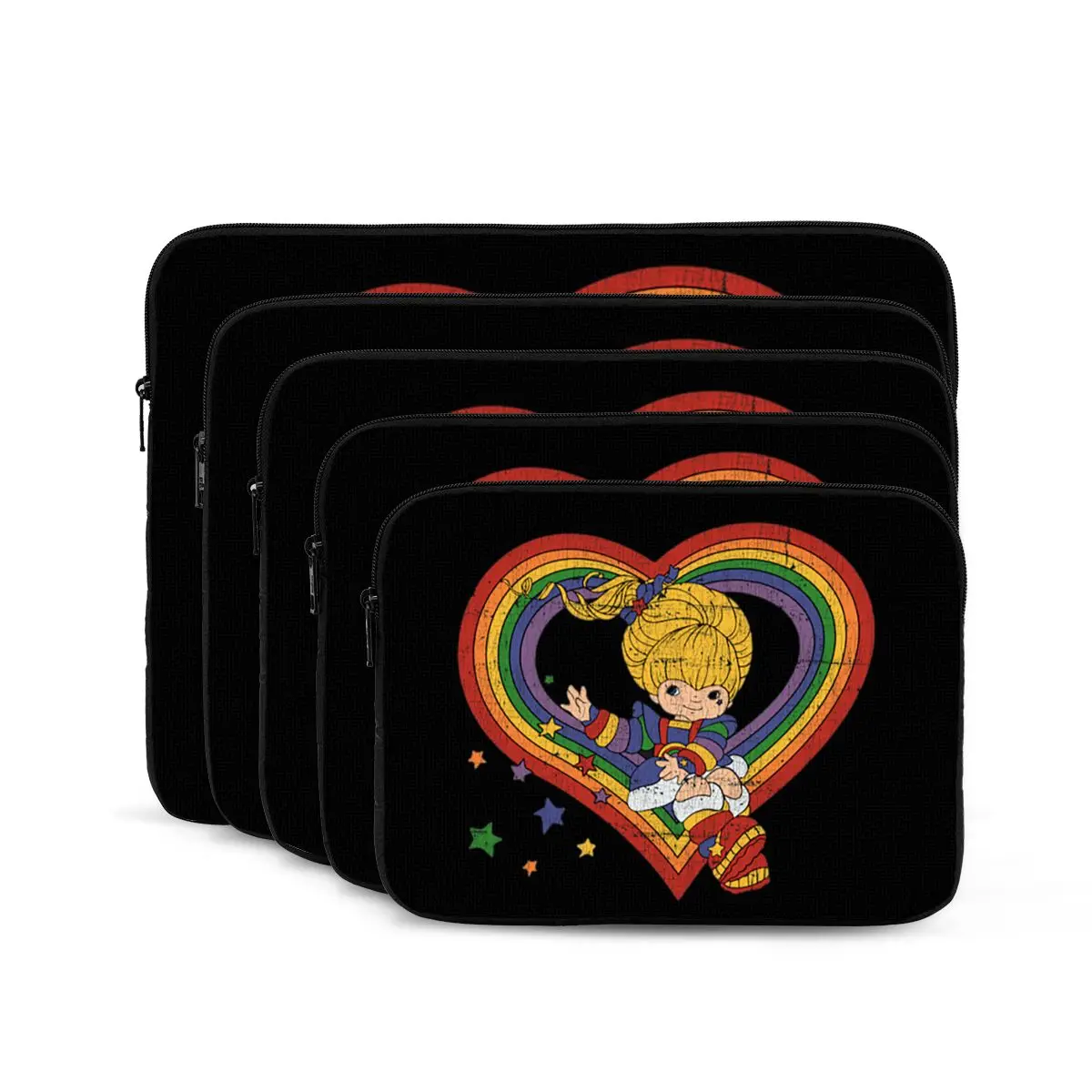 

Rainbow Brite с радужным сердцем, сумка для ноутбука, чехол для Macbook Air Pro, противоударный чехол для планшета, сумка