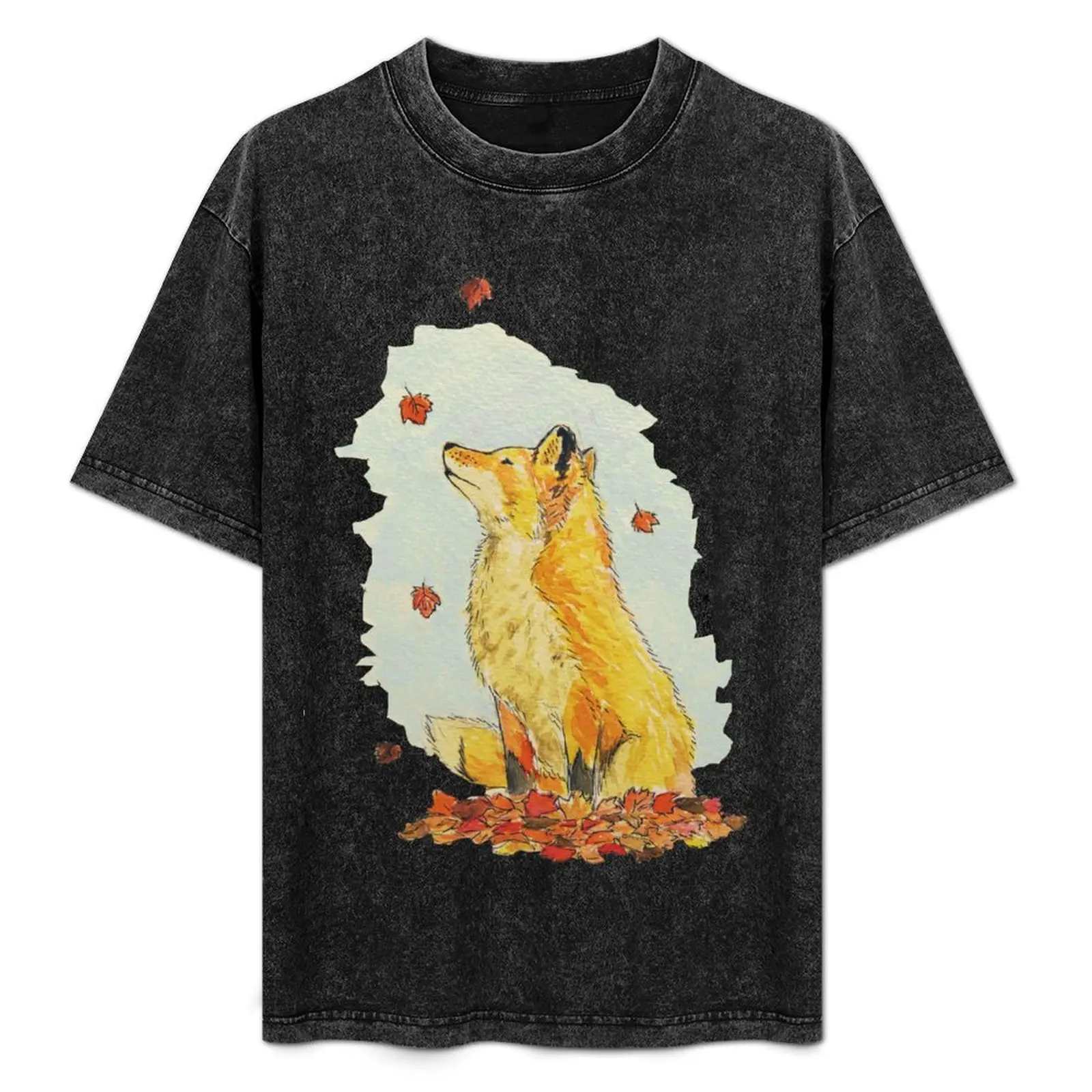 Tee with fall theme for men no punctuation