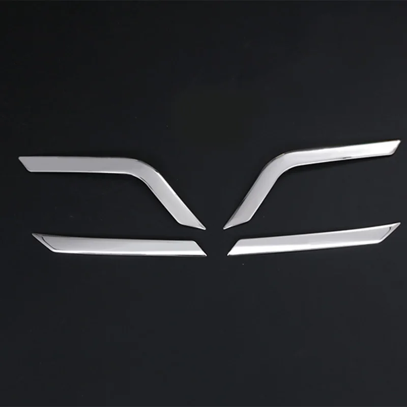 Reflector Taillight Trim Tail Light Car Decor for Nissan Leaf Ze1 2017 Stainless Steel Styling Auto Stickers Car Accessories