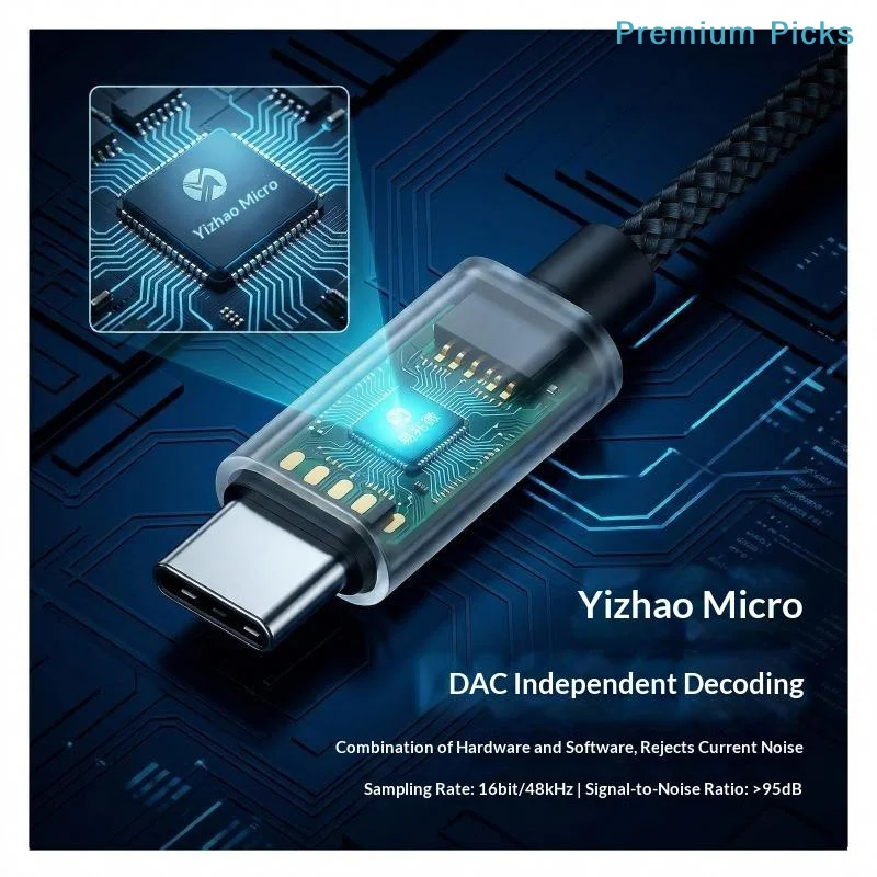 portableType C to 3.5mm Headphone Converter Built-in DAC Chip Stable Transmission for  Pro  Air Phone