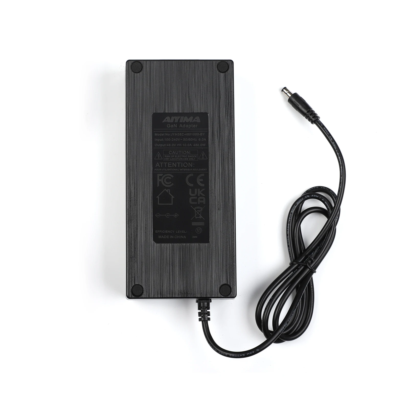 AIYIMA 48V Ganアンプ電源アダプター 48V 10A 電源供給装置 TPA3255