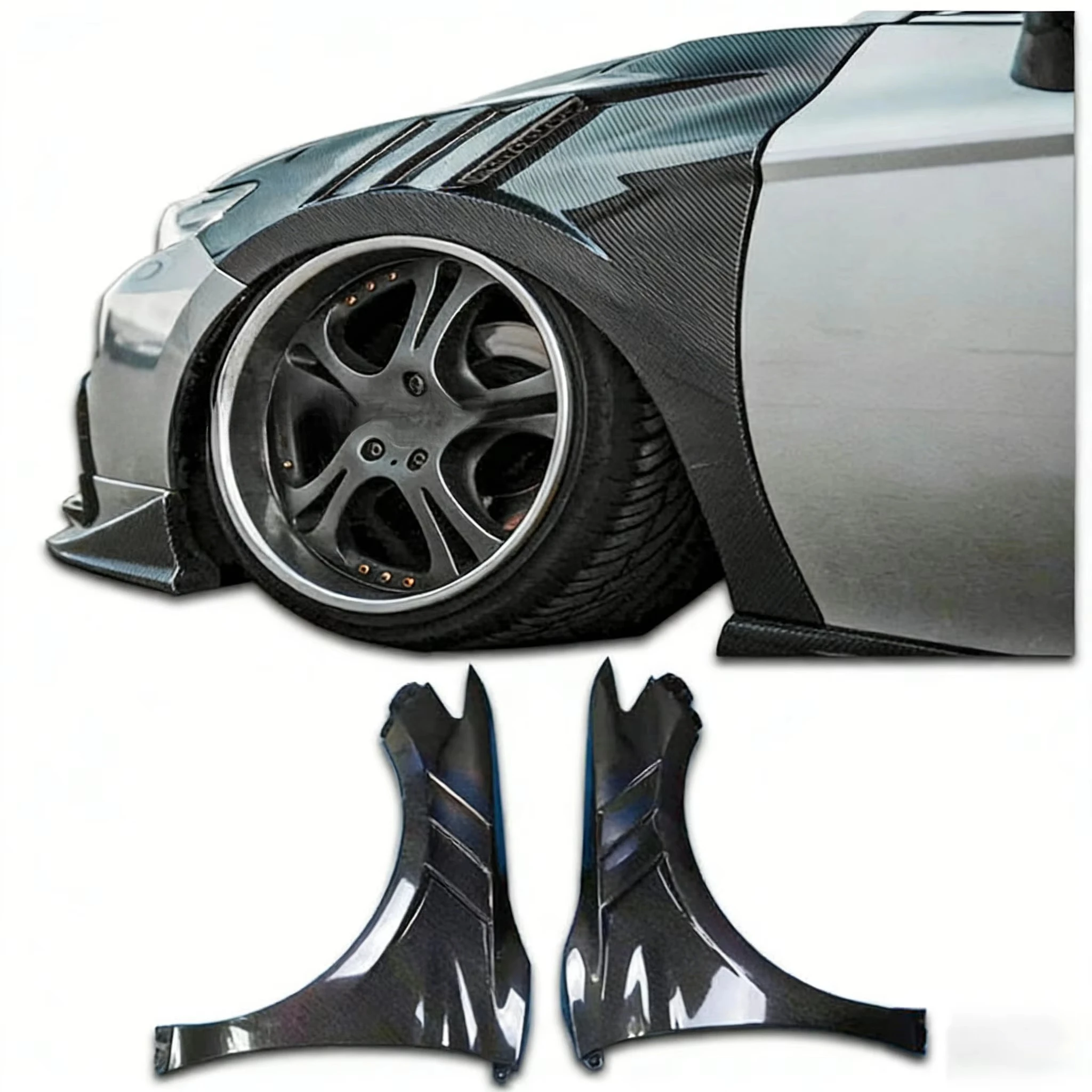 

For 2018-2022 Camry Carbon Fiber Fender Spoiler Fender Eighth Generation Camry Body Kit Fender