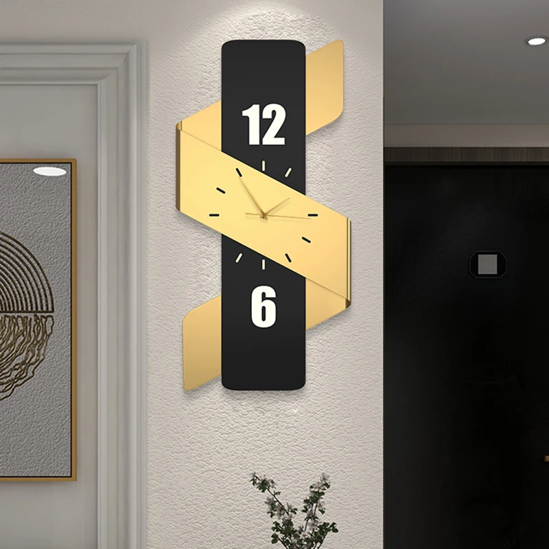 Big Size Modern Minimalist Silent Luxury Digital Wall Clocks Living Room Art Mural Wall Watch Horloge Murale Home Decoration