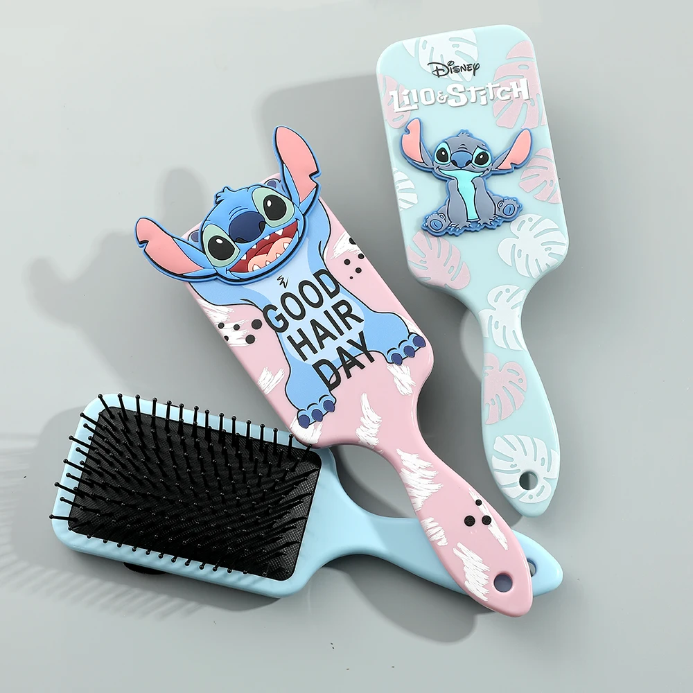 Disney peripheral hot sale 1pcs Stitch air cushion comb cartoon cute hair comb girl gift