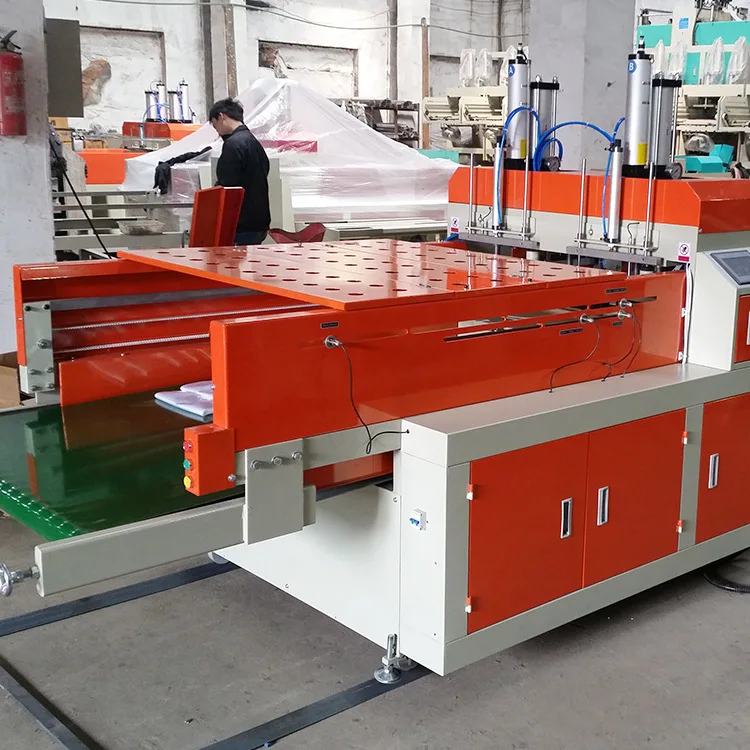 Automatic Double-layers Plastic Shopping Recycled Packing T Shirt Carry Design Biodegradable Pe Bag Forming Making Machine