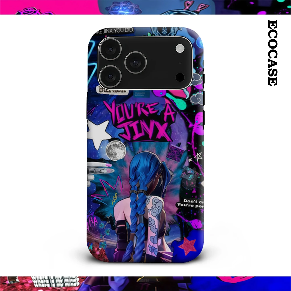 Romantische Rückseite des Jinx IPhone 17 Must-Haves Handyhülle für IPhone 17 16 15 14 13 12 11 Pro Max Plus Doppelschichtige Rückseite