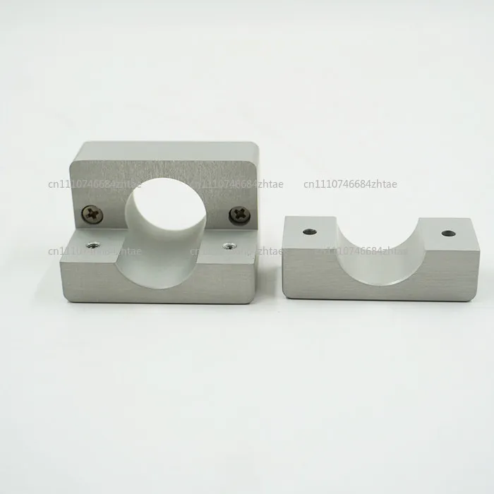 Power Isolation, Niu Filter 40mm Clamp, Black, White, Solid All-Aluminum AC Seat Tail Clamp
