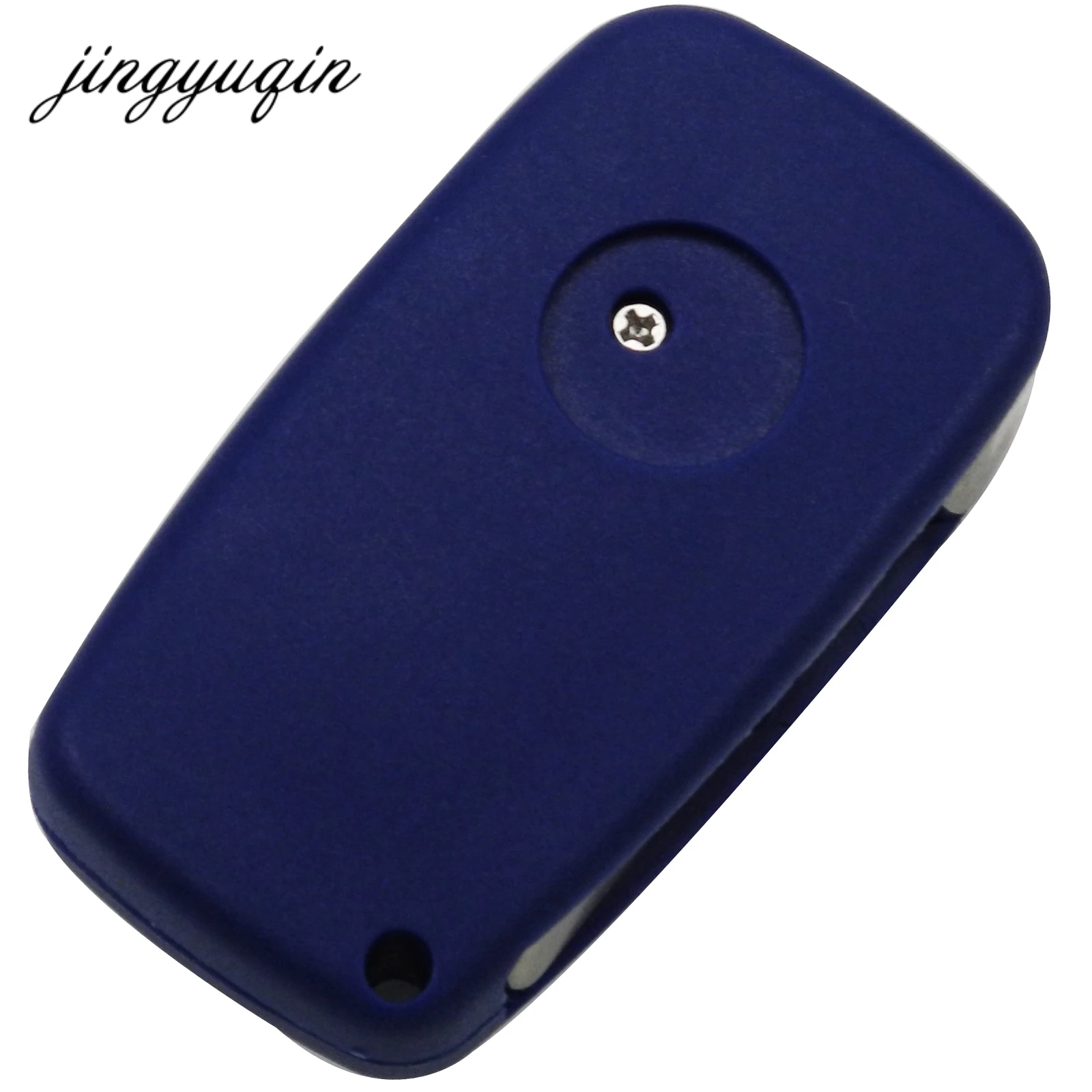 jingyuqin Folding Remote Key Shell Case Cover SIP22 blade 3 Buttons for FIAT Punto Ducato Stilo Panda Case Fob Blue