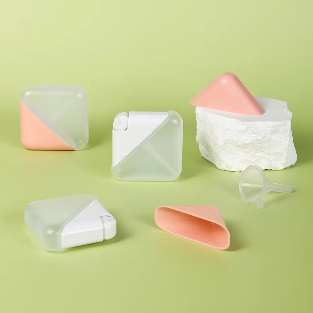 5 個 28 ミリリットル ピンク ダイヤモンド カード スタイル 空の詰め替え香水スプレー ボトル 6 漏斗付き トナー、フレグランス、スキンケア用漏れ防止