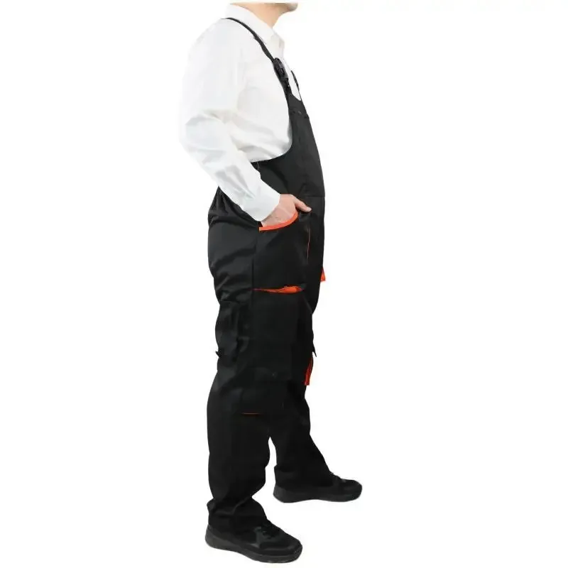 Dormifaye-monos multibolsillos para hombre, pantalones de trabajo, uniformes, mono informal, Color negro, L-4XL