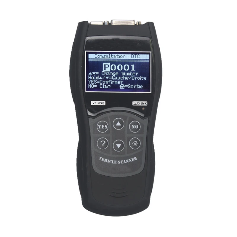 VS890 OBD2 SCANNER Multilingual Vehicle Fault Diagnosis Instrument