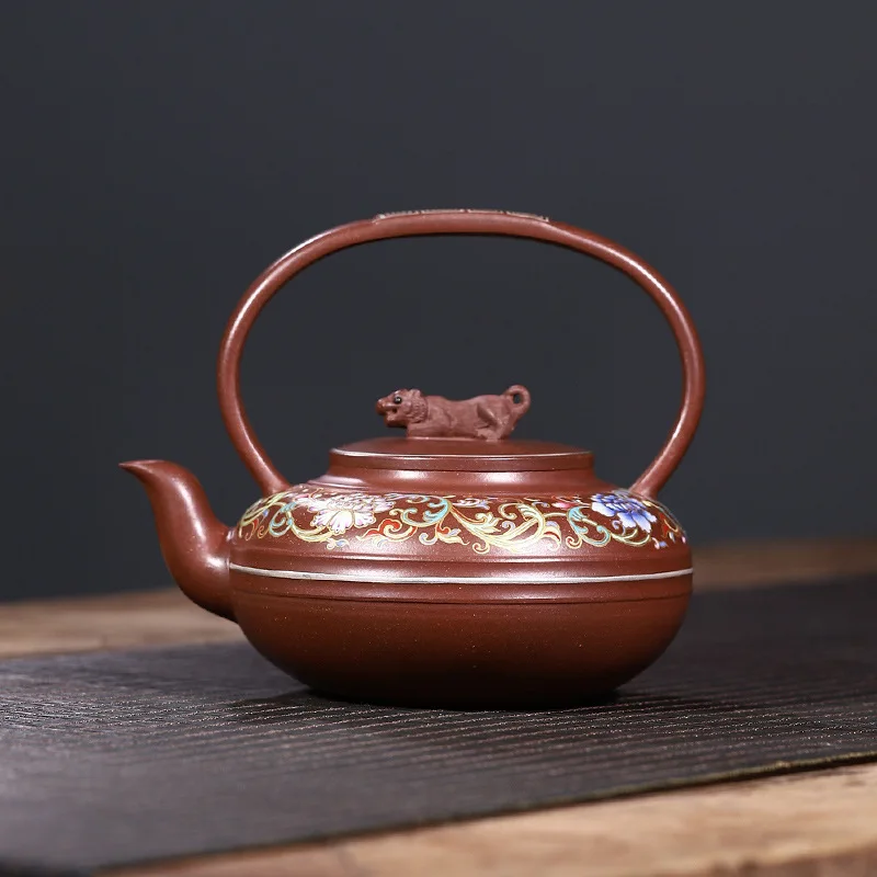 Dropshipping Handmade Fuhu Teapot Handle Xu Guanxin Made The Old Factory With Traditional Patterns By Zhang Zhenghai High-En