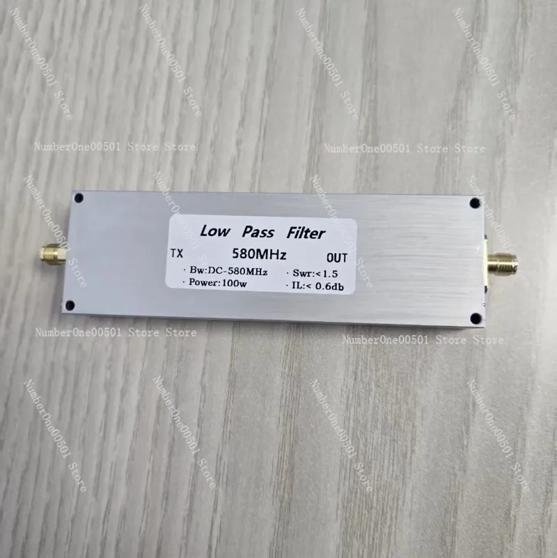 

LPF580M 100 Вт SMA женский фильтр нижних частот, шумоподавление, устранение гармонических волн, защита от помех