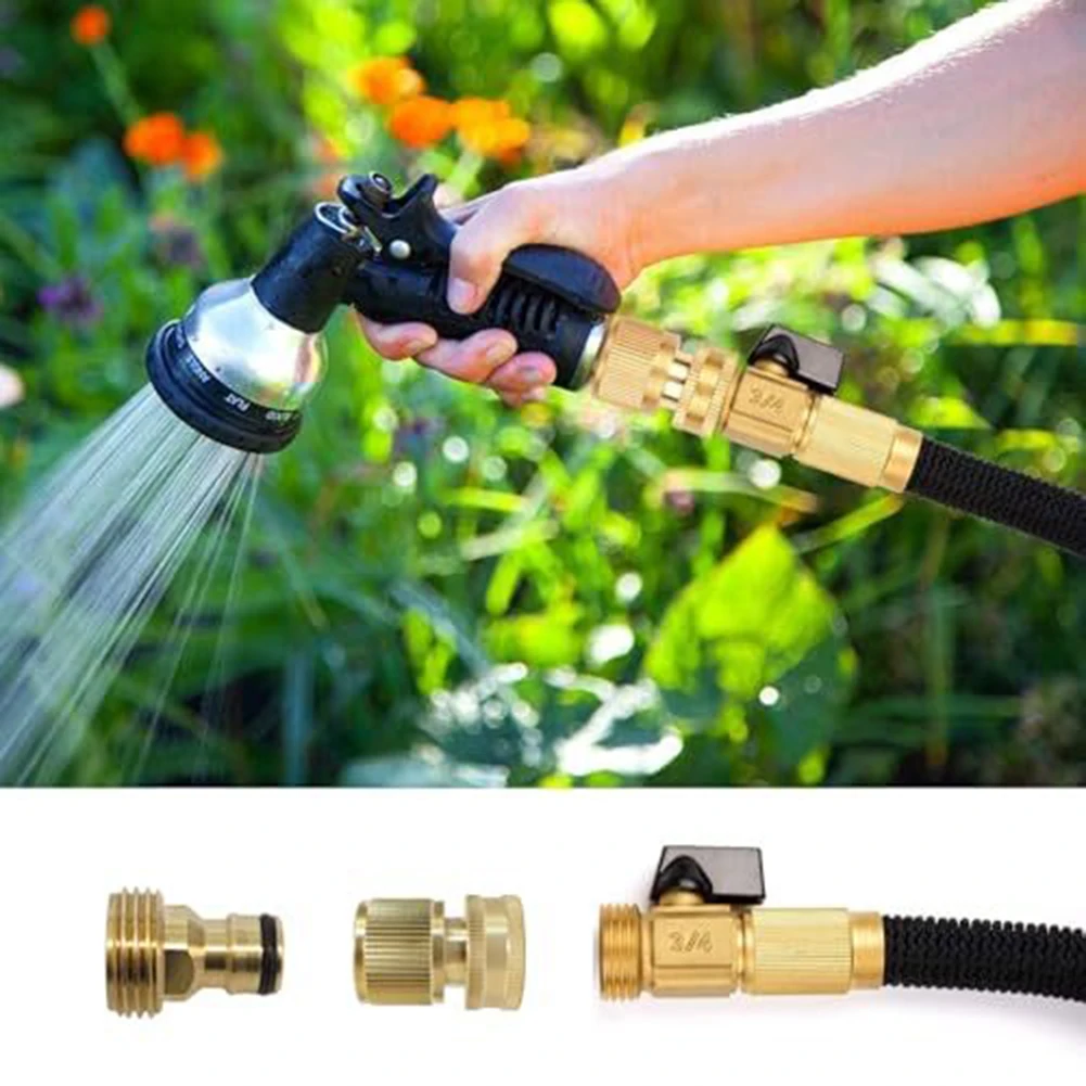 Garden Hose Use Brass Garden Hose Connectors Easy Use Hose Fittings Compatibility With Standard Hoses Exceptional Durability