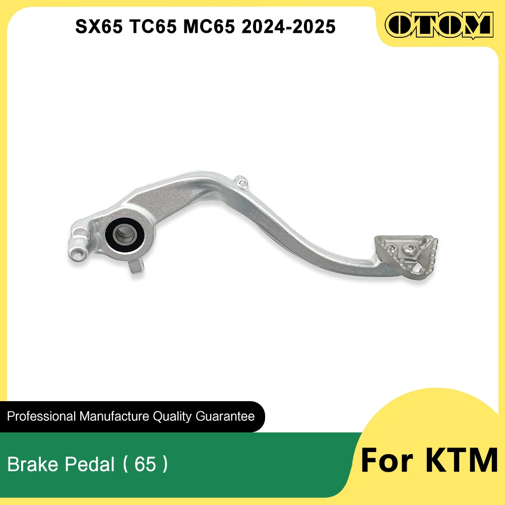 

OTOM 2024-2025 Motorcycle Rear Brake Pedal Lever Assembly Foot Peg For KTM SX65 HUSQVARNA TC65 GASGAS MC65 Accessories Dirt Bike