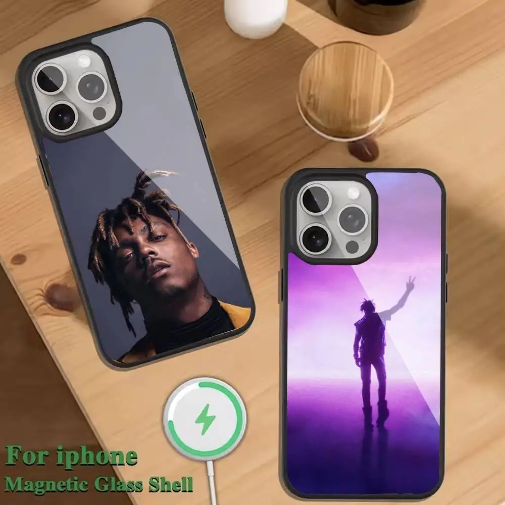 

999 J-Juice W-WRL Phone Case For Magnetic Wireless Charge Cover For iphone 16 15 14 13 12 11 Pro Max Plus Coque