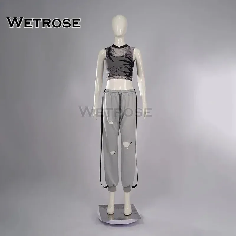 【Wetrosse】В наличии Koganei Niko Косплей Костюм FLOW GLOW Holo Vtuber Hololive Dev Is Outfit Хэллоуин Полный комплект парика