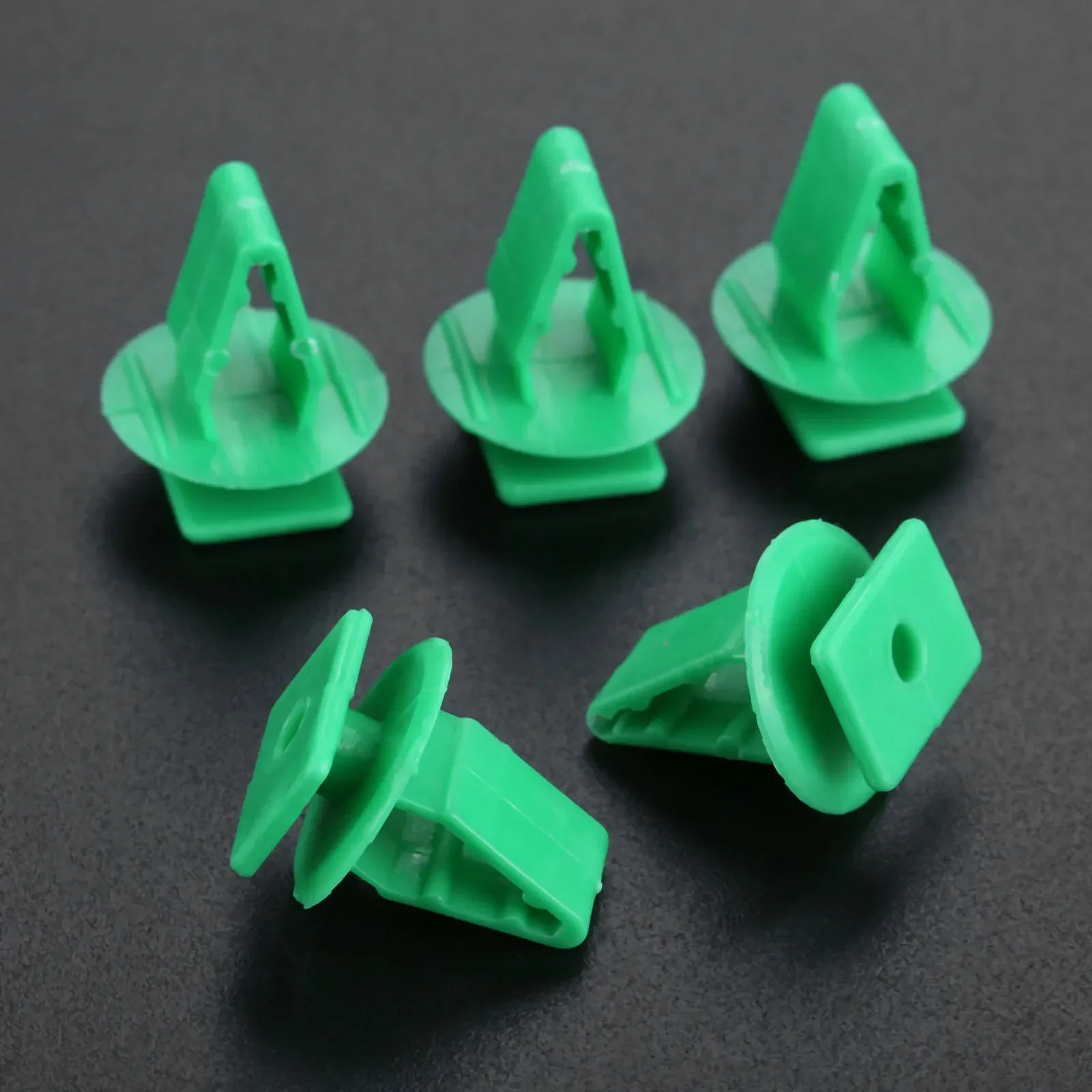 50Pcs Auto Trim Board Fastener 7.5mm Hole Car Plate Guard Windshield Plastic Fixed Clip For Honda Acura CRV Spirior Civic Accord