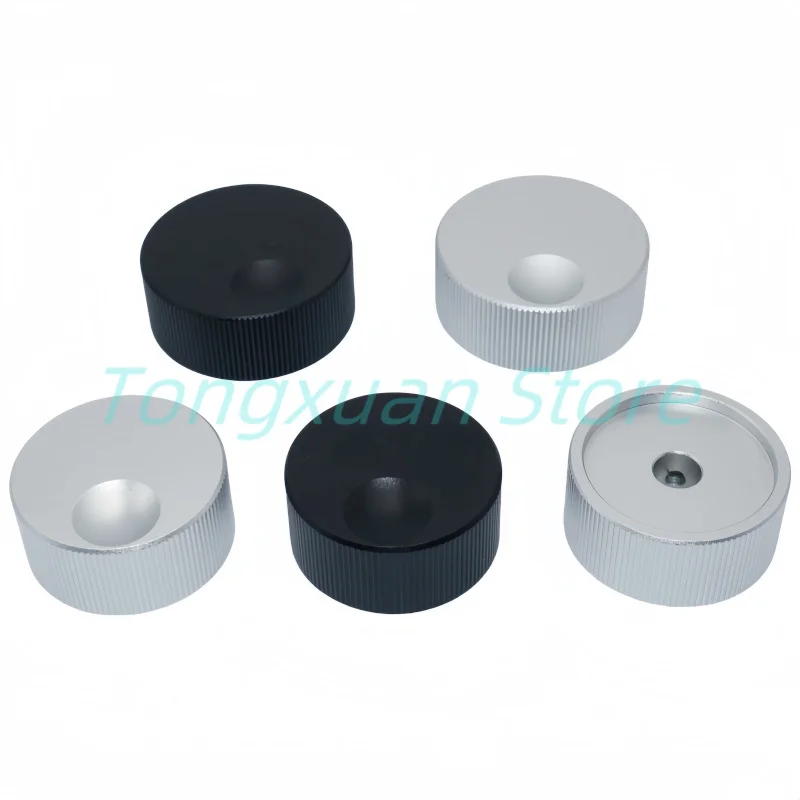1pc 28/32X13mm Aluminum Alloy Sandblasting Knob Encoder Switch Caps Inner 6mm Potentiometer Sound Tank Electrical Stove Knobs