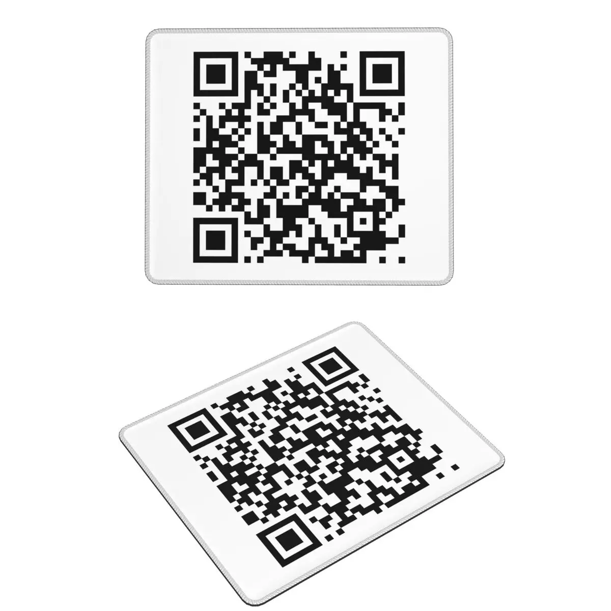 

Rickroll Never Gonna Give You Up QR Mouse Pad Computer Keyboard Mouse Mat Gamer PC Desk Mat Office Table Mats