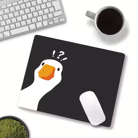 Fun Duck Mouse Pad Non-Slip Desk Mat for Office Mousepad Gaming Desk Interior Computer Desk Pad Mousepad Keyboard and Mouse Sets