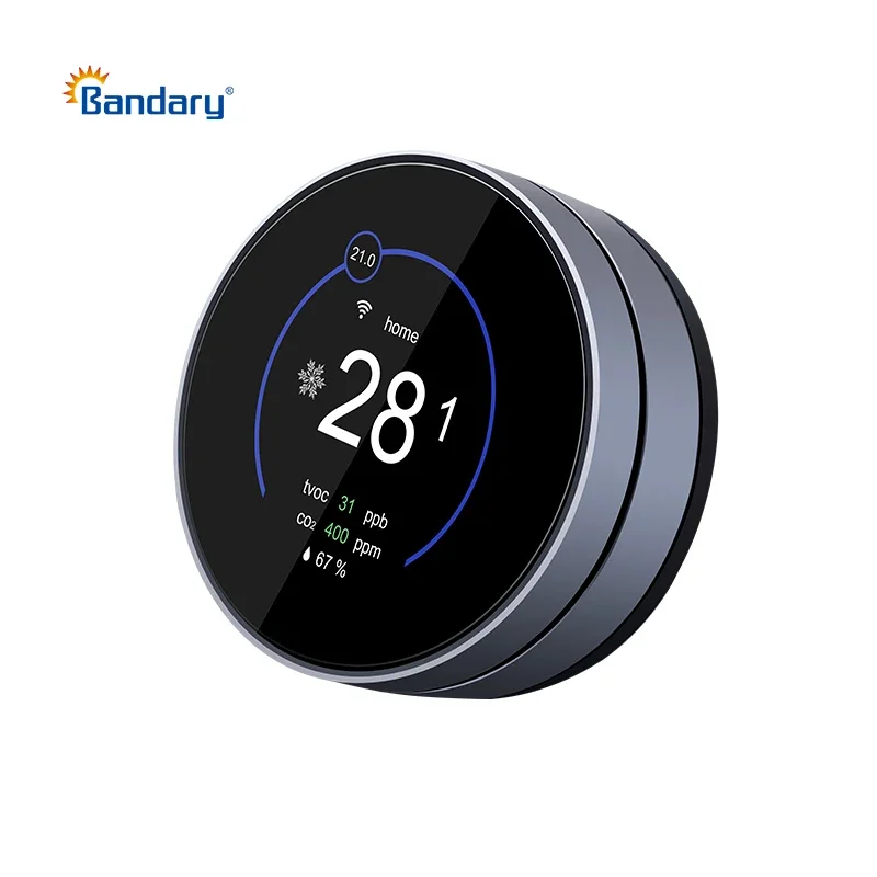 بانداري 24 فولت متعدد المراحل كول هيت ترموستات ذكي واي فاي وحدة تحكم بمضخة الحرارة المنزلية لنظام مضخة الحرارة مكيف الهواء #2