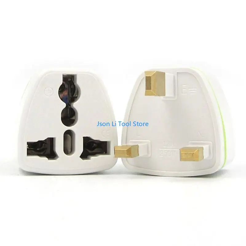Y08D UK Power Plug Adapter British Conversion Close UK Adapter Adapter Outlets Electrical Outlets 3-PRONG SOCKET