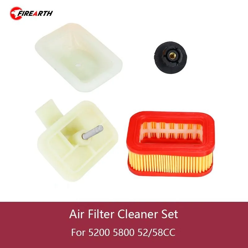 Gasoline Chainsaw Paper Air Filter Replacement For 5200 5800 52/58CC Chainsaws Garden Supplies Power Equipment Accessories