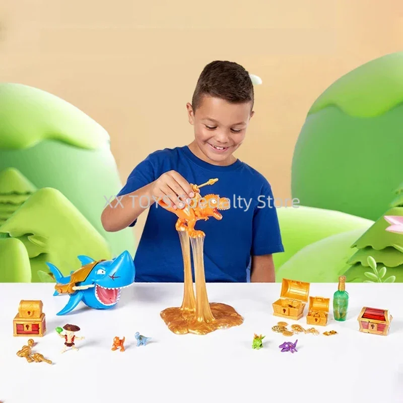 ZURU Smashers Dino Island Series 5 Giant Skull Gold Treasure Hunt Dinosaur Eggs Tyrannosaurus rex megalodon Model Boy Toys - Image 2