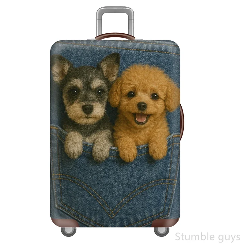 

Elastic Wear-Resistant Suitcase Cover Protective Anti-Dust Dustproof Luggage Sleeve Reliable Travel Accessory Airplane Trips